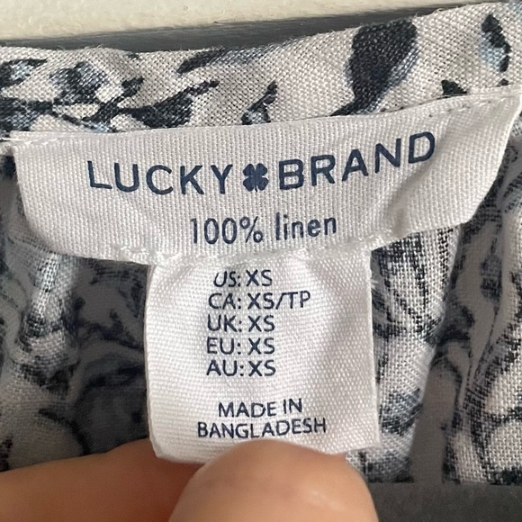 Lucky Brand 100% Linen Dress. Pre-Owned. - Picture 7 of 7